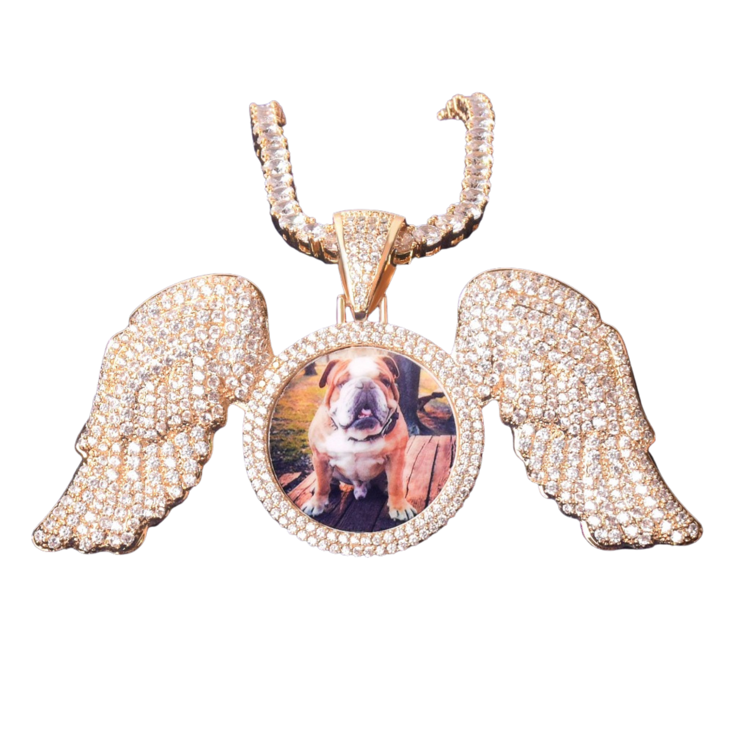 Special Wings Tennis Custom Photo Picture Pendant Necklace