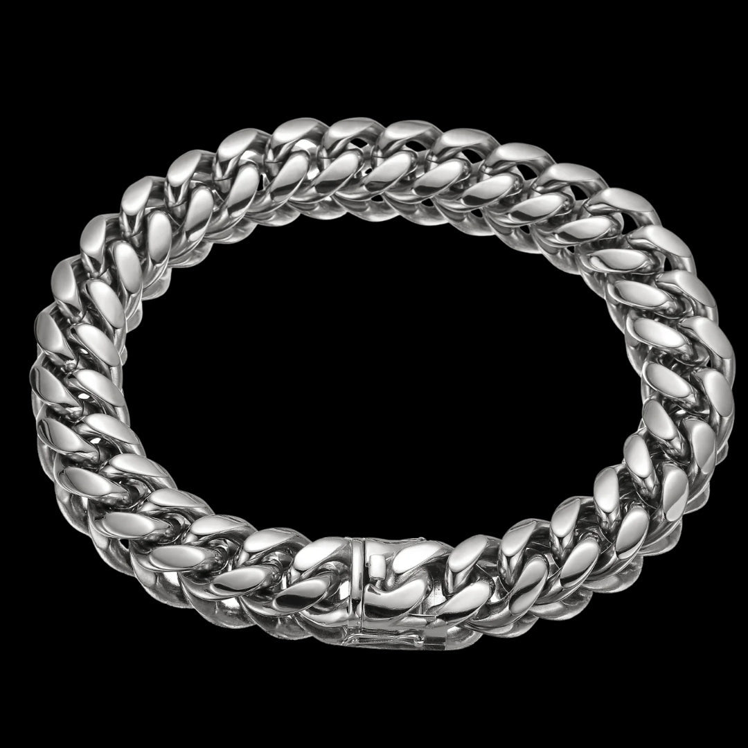 NEW | 6MM-22MM Box Clasp Luxury Stainless Steel Bracelet