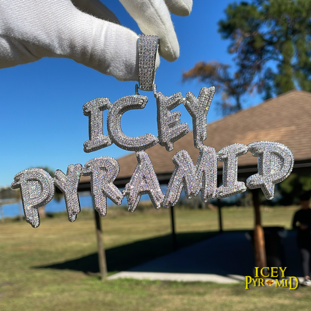 Trend Luxury Design Iced Out Personalized Custom Name Necklace Pendant