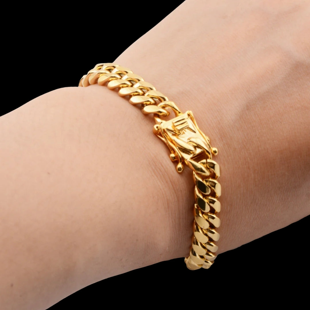 NEW | 6MM-22MM Box Clasp Luxury Stainless Steel Bracelet