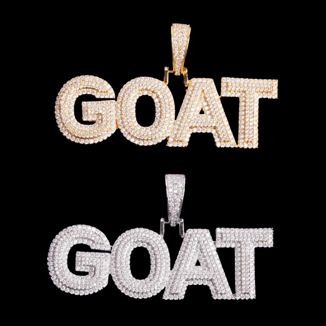 Double Layer Classy Iced Out Personalized Custom Name Necklace Pendant