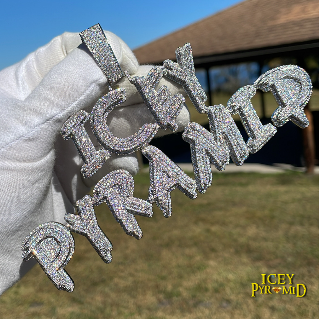 Trend Luxury Design Iced Out Personalized Custom Name Necklace Pendant