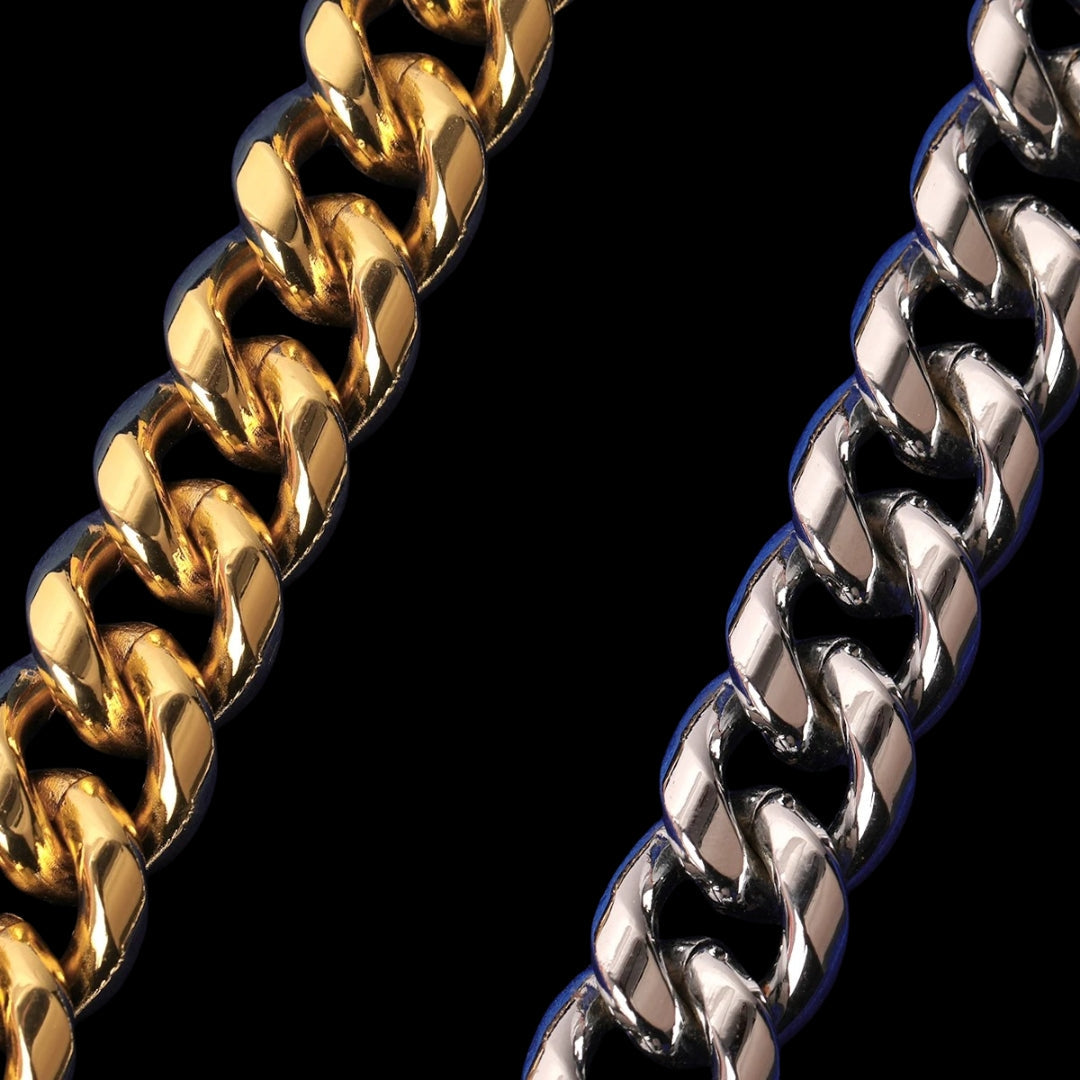 NEW | 15MM Fold-Over Clasp Luxury Stainless Steel Bracelet