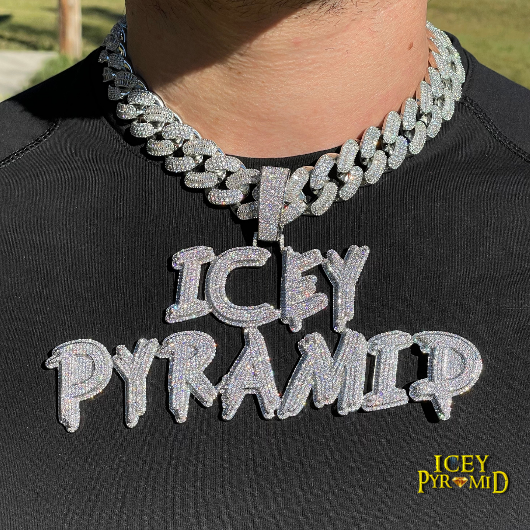 Trend Luxury Design Iced Out Personalized Custom Name Necklace Pendant