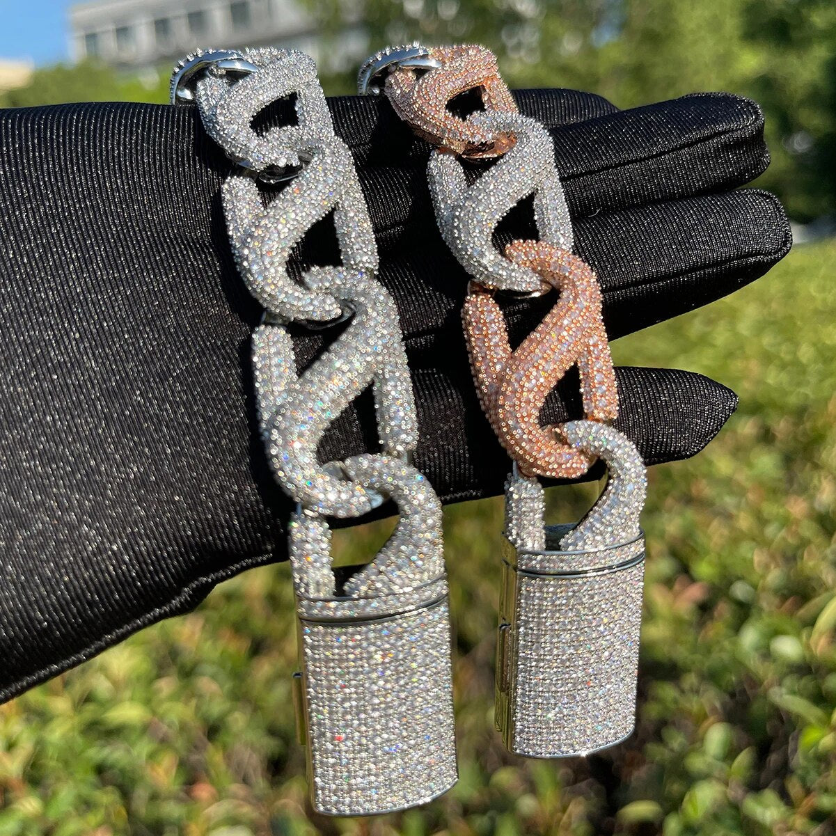 20MM 8 Shaped Iced Out Diamond Bracelet