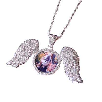 Special Wings Tennis Custom Photo Picture Pendant Necklace
