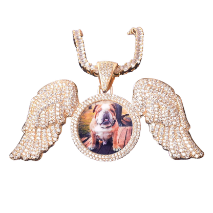 Special Wings Tennis Custom Photo Picture Pendant Necklace