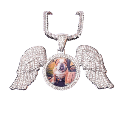 Special Wings Tennis Custom Photo Picture Pendant Necklace