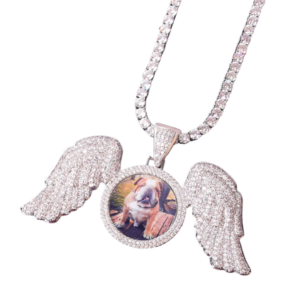 Special Wings Tennis Custom Photo Picture Pendant Necklace