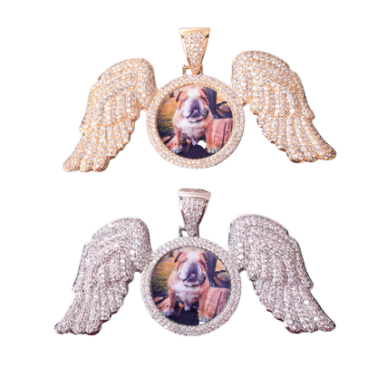 Special Wings Tennis Custom Photo Picture Pendant Necklace