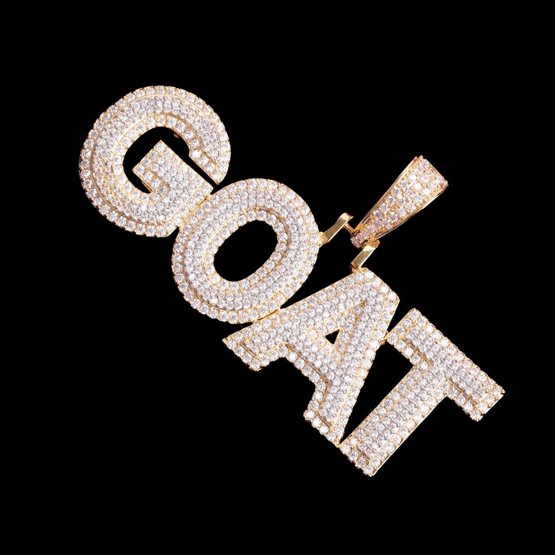 Double Layer Classy Iced Out Personalized Custom Name Necklace Pendant