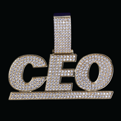Lined Iced Out Personalized Custom Name Necklace Pendant