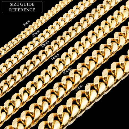 NEW | 12MM-22MM VVS Iced Box Clasp Luxury Stainless Steel Bracelet