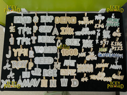 Trend Luxury Design Iced Out Personalized Custom Name Necklace Pendant