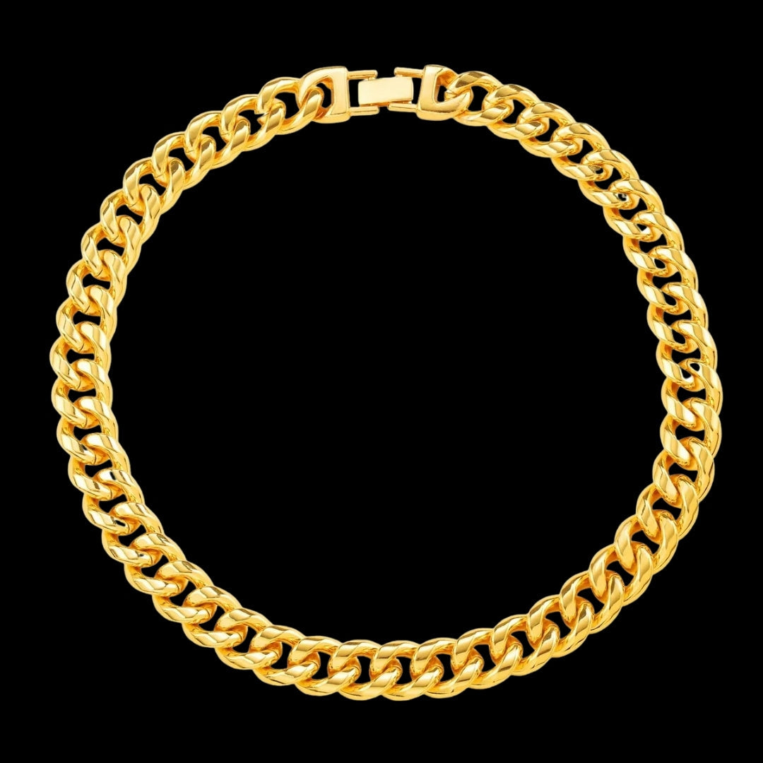 NEW | 6MM-20MM Fold-Over Clasp Luxury Stainless Steel Necklace Chain