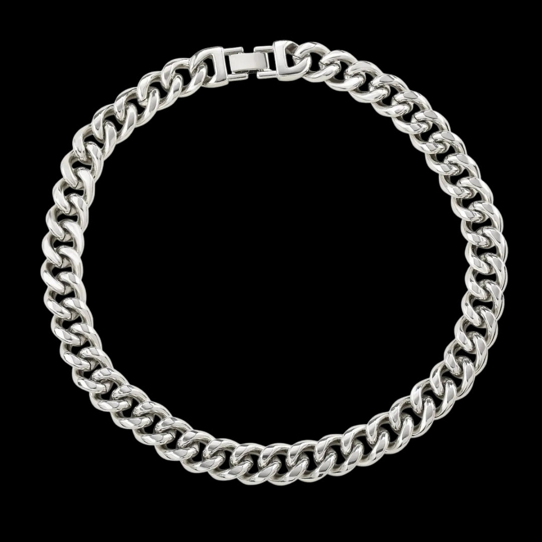 NEW | 6MM-20MM Fold-Over Clasp Luxury Stainless Steel Necklace Chain