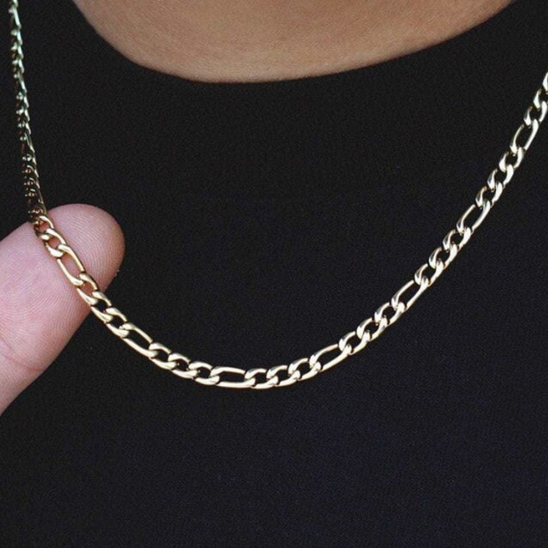 5MM Stainless Steel Figaro Class Chain Necklace