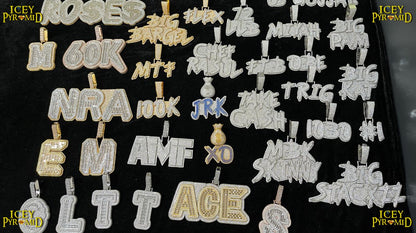 Trend Luxury Design Iced Out Personalized Custom Name Necklace Pendant
