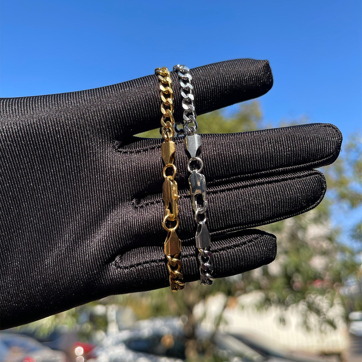 5MM Stainless Steel Cuban Link Chain Necklace