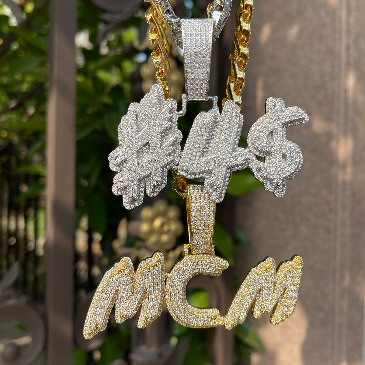 Trend Luxury Design Iced Out Personalized Custom Name Necklace Pendant