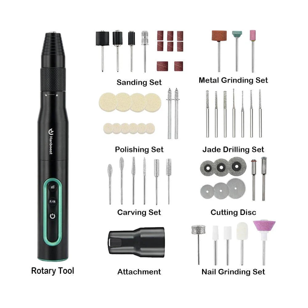 Hanboost® S2 Electric Cordless Rotary Tool Kits for DIY Maker & Craftsmen