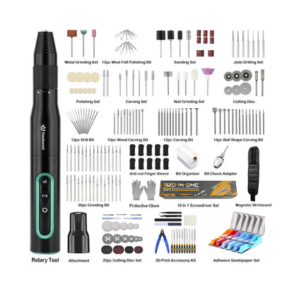Hanboost® S2 Electric Cordless Rotary Tool Kits for DIY Maker & Craftsmen