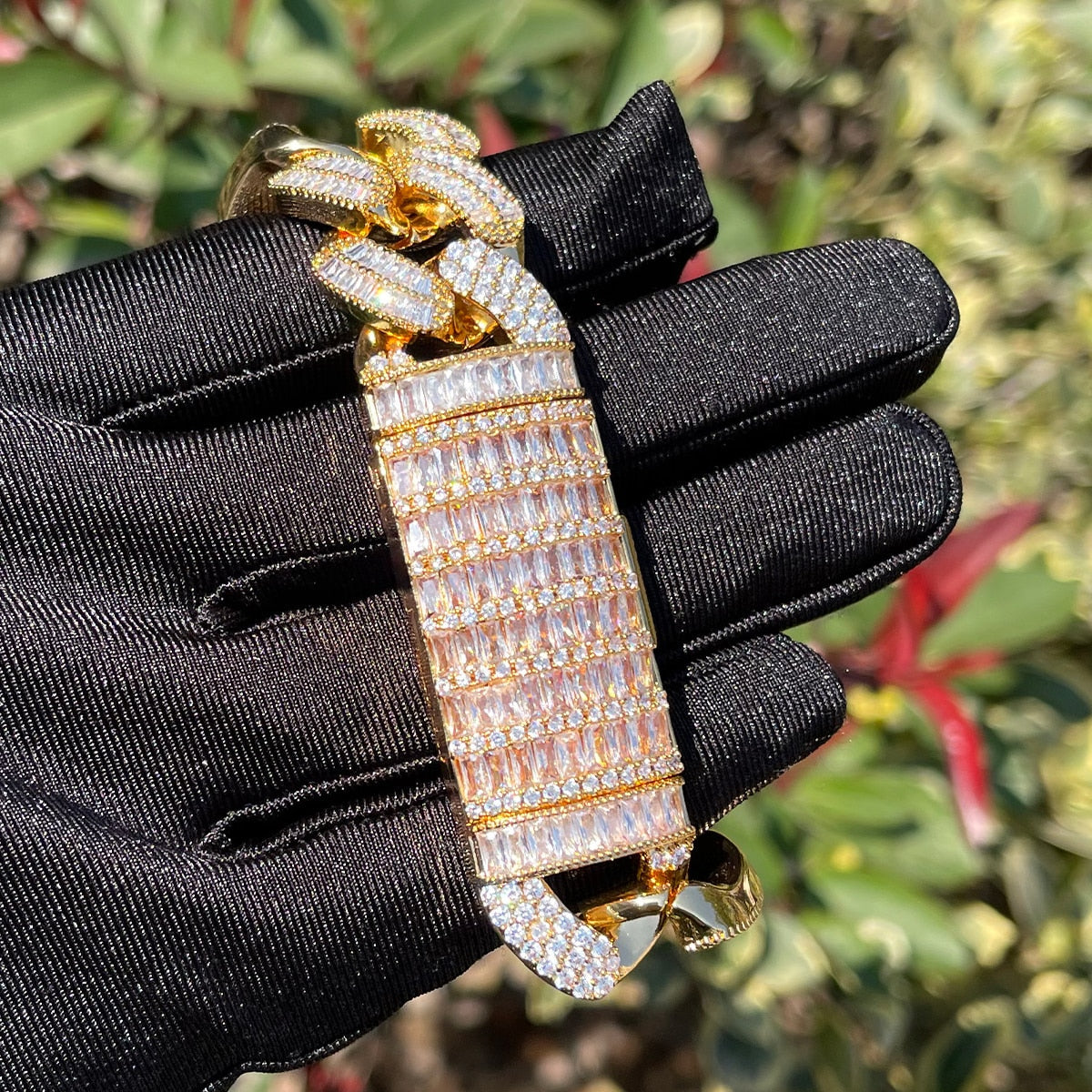 15MM Ultra VVS Iced Out Diamond Bracelet