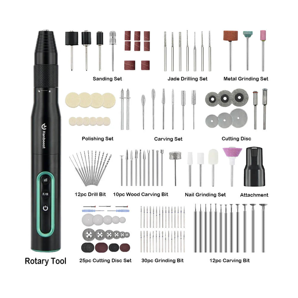 Hanboost® S2 Electric Cordless Rotary Tool Kits for DIY Maker & Craftsmen