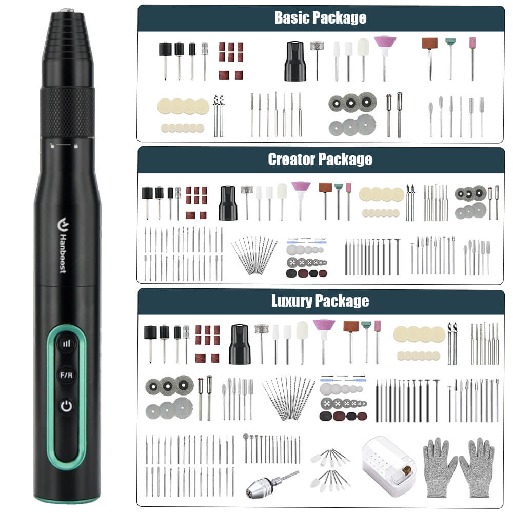 Hanboost® S2 Electric Cordless Rotary Tool Kits for DIY Maker & Craftsmen