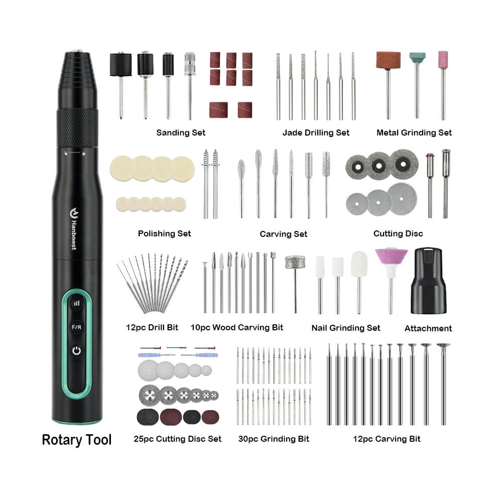 Hanboost® S2 Electric Cordless Rotary Tool Kits for DIY Maker & Craftsmen